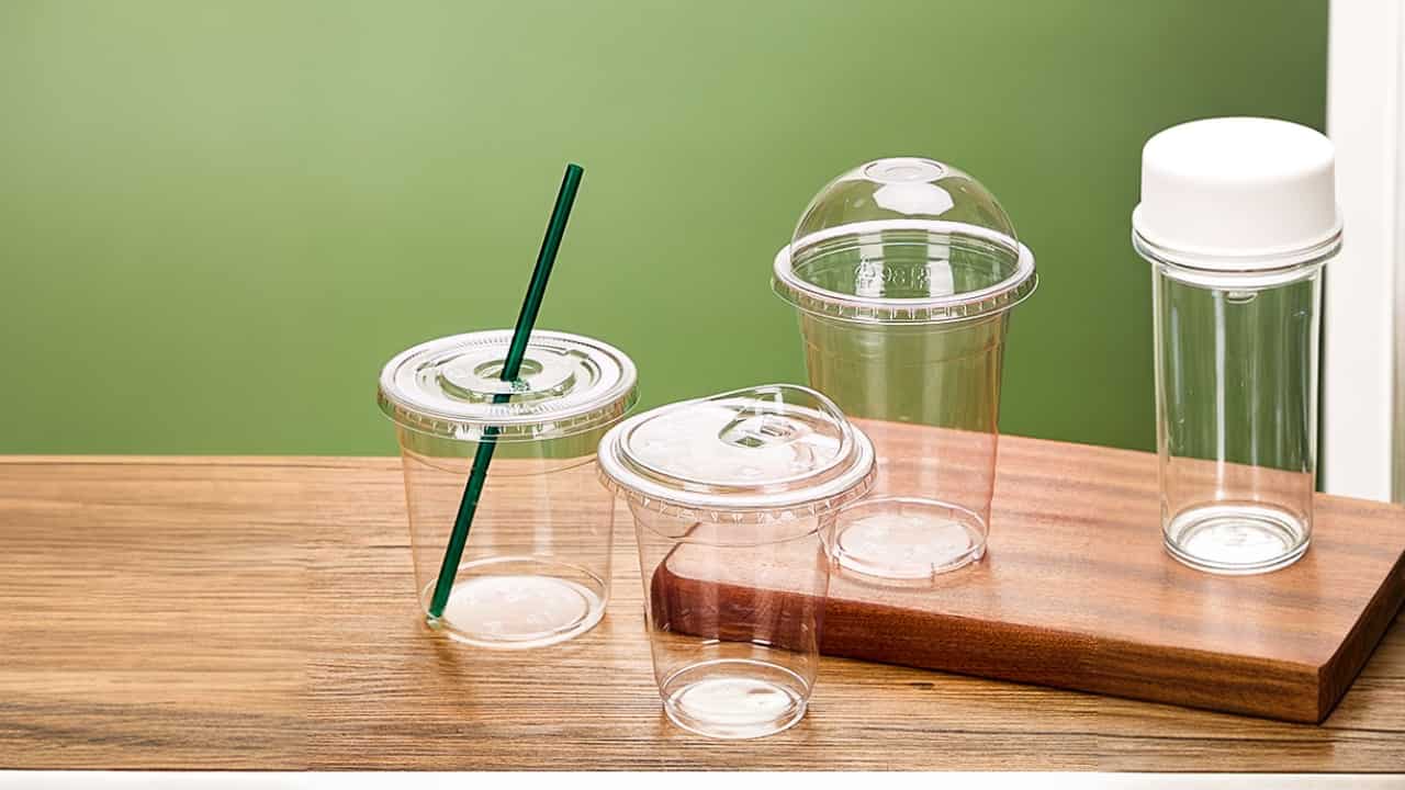 تصویر 2 از لیوان یکبار مصرف پلاستیکی شفاف و کریستالی مخصوص سرو نوشیدنی های سرد